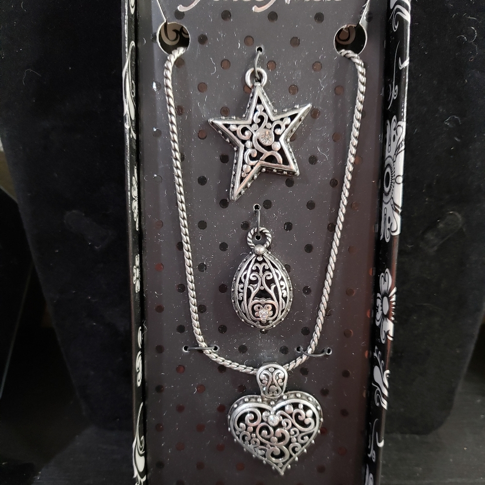 Grace Adele Tendril Pendant 3-Pack Necklace
